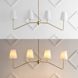 Signe 47.5" 4-Light Classic Minimalist Iron Linear LED Pendant - JONATHAN Y