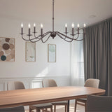 Wicklow 34.75" Bohemian Farmhouse Iron LED Chandelier