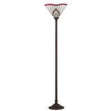 Smith Tiffany Style 70.5" Torchiere LED Floor Lamp - JONATHAN Y