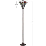 Williams Tiffany Style 71" Torchiere LED Floor Lamp - JONATHAN Y