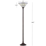 Moore Tiffany Style 68.57" Torchiere LED Floor Lamp - JONATHAN Y
