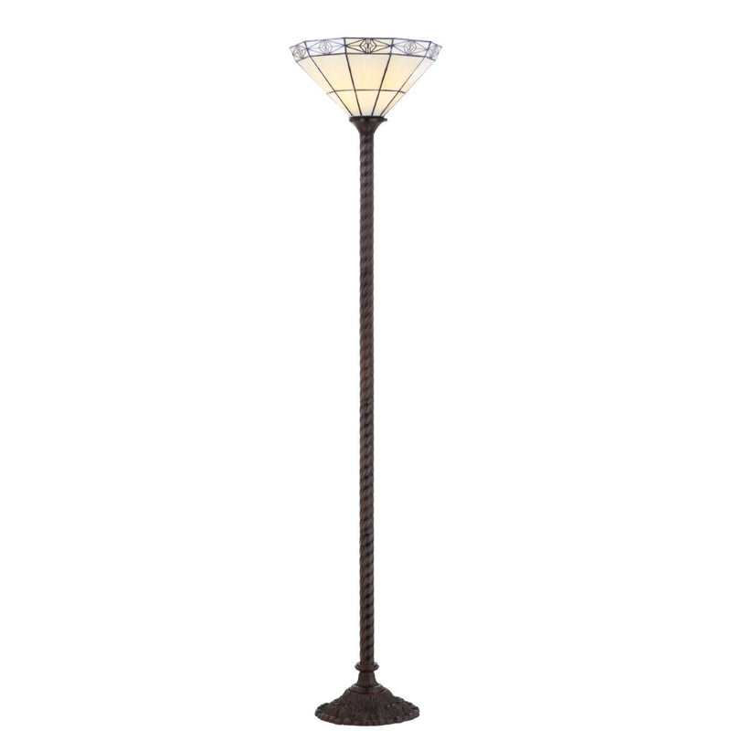 Moore Tiffany Style 68.57" Torchiere LED Floor Lamp - JONATHAN Y