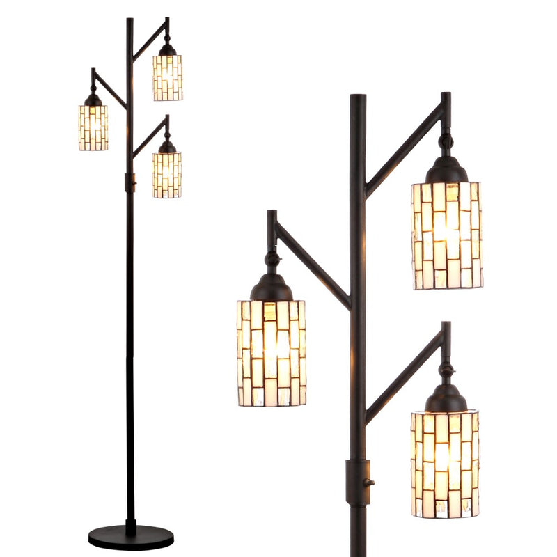 Lewis Tiffany-Style 71" Multi-Light LED Floor Lamp