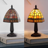 Carter Tiffany Style 12" LED Table Lamp - JONATHAN Y