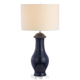 Liberty 31" Ceramic/Crystal LED Table Lamp - JONATHAN Y