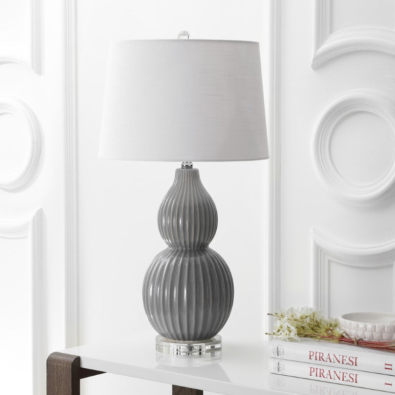 Thatcher 28.25" Ceramic LED Table Lamp - JONATHAN Y