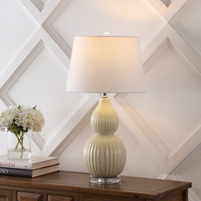 Thatcher 28.25" Ceramic LED Table Lamp - JONATHAN Y