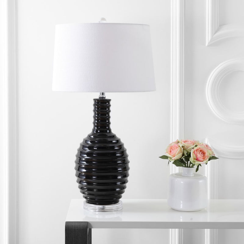 Dylan 29.5" Ceramic LED Table Lamp - JONATHAN Y