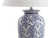 Juliana 26.25" Chinoiserie Ceramic LED Table Lamp - JONATHAN Y