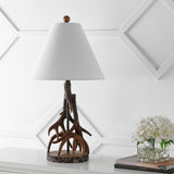 Cabell 26"  Farmhouse Rustic Iron LED Table Lamp - JONATHAN Y