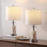 Amner 20.5" Glass Modern Contemporary Fillable Glass LED Table Lamp