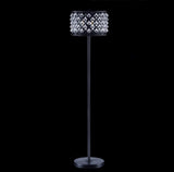Elizabeth 60" Crystal/Metal LED Floor Lamp - JONATHAN Y