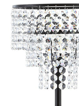 Juliette 60" Crystal/Metal Floor Lamp - JONATHAN Y