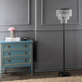 Juliette 60" Crystal/Metal Floor Lamp - JONATHAN Y