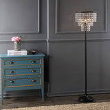 Juliette 60" Crystal/Metal Floor Lamp - JONATHAN Y