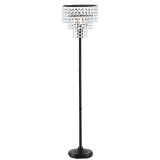 Juliette 60" Crystal/Metal Floor Lamp - JONATHAN Y