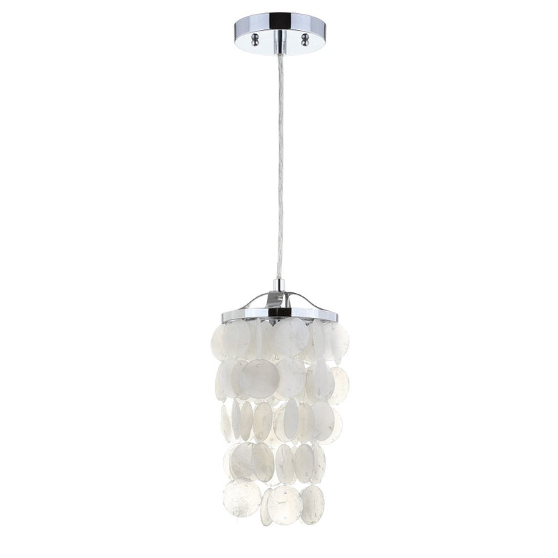 Cayla 7" Seashell LED Pendant Pendant - JONATHAN Y