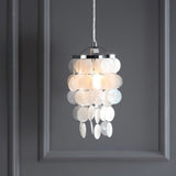 Cayla 7" Seashell LED Pendant Pendant - JONATHAN Y