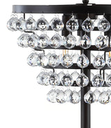 Jemma 60" Crystal/Metal LED Floor Lamp - JONATHAN Y