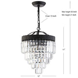 Wyatt 12" Crystal LED Chandelier - JONATHAN Y