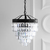 Wyatt 12" Crystal LED Chandelier - JONATHAN Y