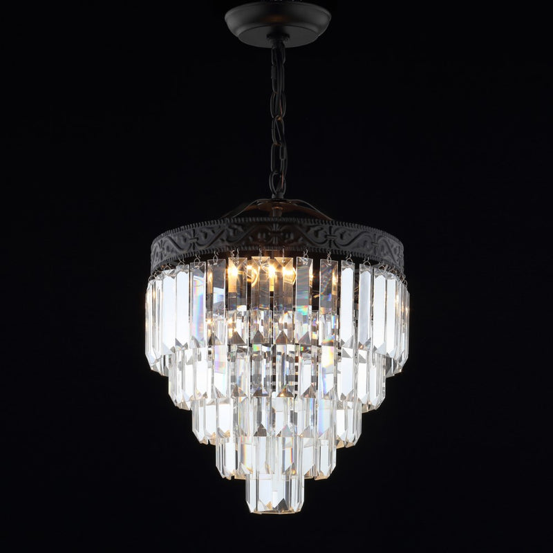 Wyatt 12" Crystal LED Chandelier - JONATHAN Y
