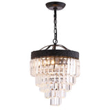 Wyatt 12" Crystal LED Chandelier - JONATHAN Y