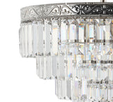 Wyatt 12" Crystal LED Chandelier - JONATHAN Y