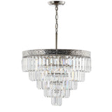 Wyatt 12" Crystal LED Chandelier - JONATHAN Y