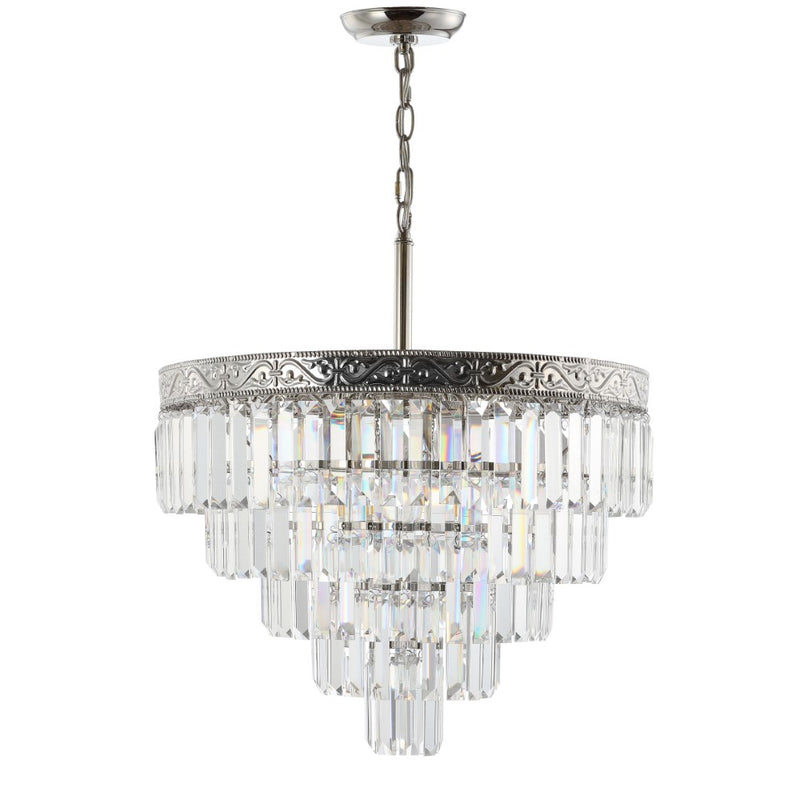 Wyatt 12" Crystal LED Chandelier - JONATHAN Y