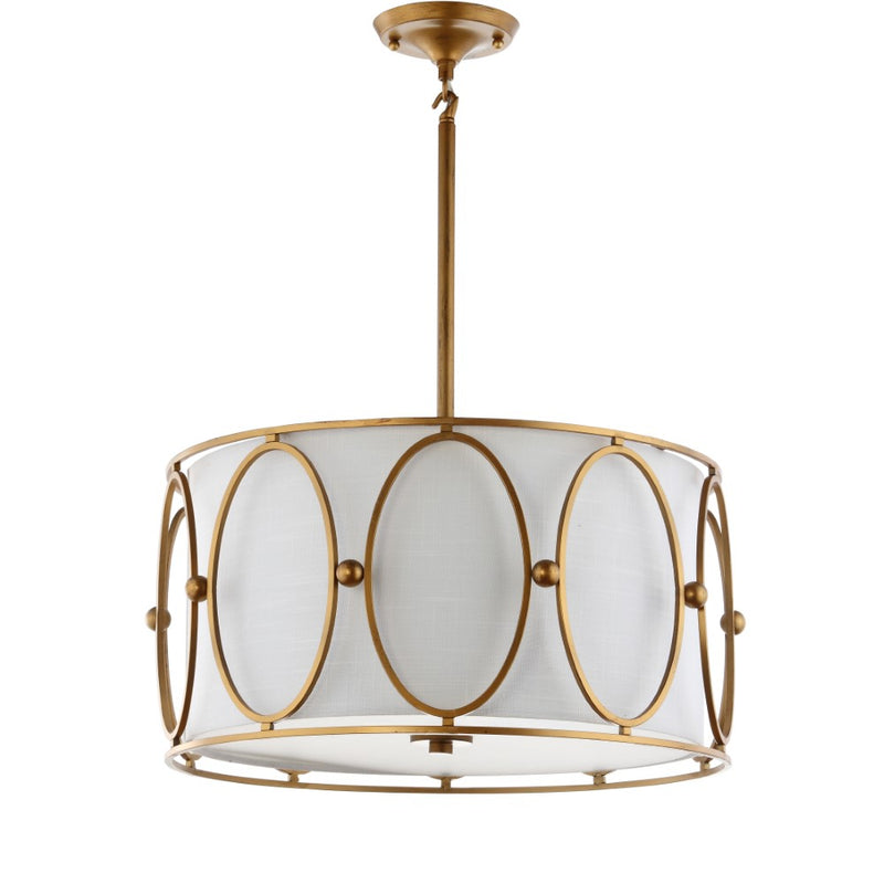 Violetta 19" Metal LED Pendant - JONATHAN Y
