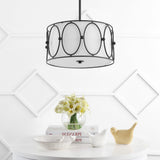 Violetta 19" Metal LED Pendant - JONATHAN Y