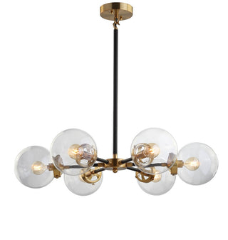 Caleb 28" Brass Cluster Pendant - JONATHAN Y