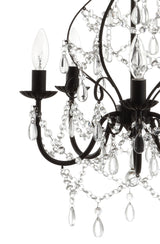 Maura 17" Crystal/Metal LED Chandelier - JONATHAN Y