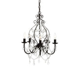 Maura 17" Crystal/Metal LED Chandelier - JONATHAN Y