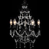 Maura 17" Crystal/Metal LED Chandelier - JONATHAN Y