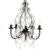 Maura 17" Crystal/Metal LED Chandelier - JONATHAN Y