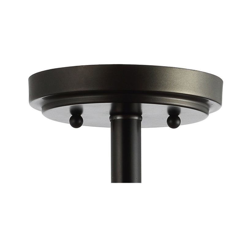 Allie 14" Wood Beaded/Metal LED Flush Mount - JONATHAN Y
