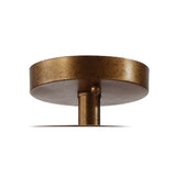 Georgian 15" Stone/Metal LED Flush Mount - JONATHAN Y