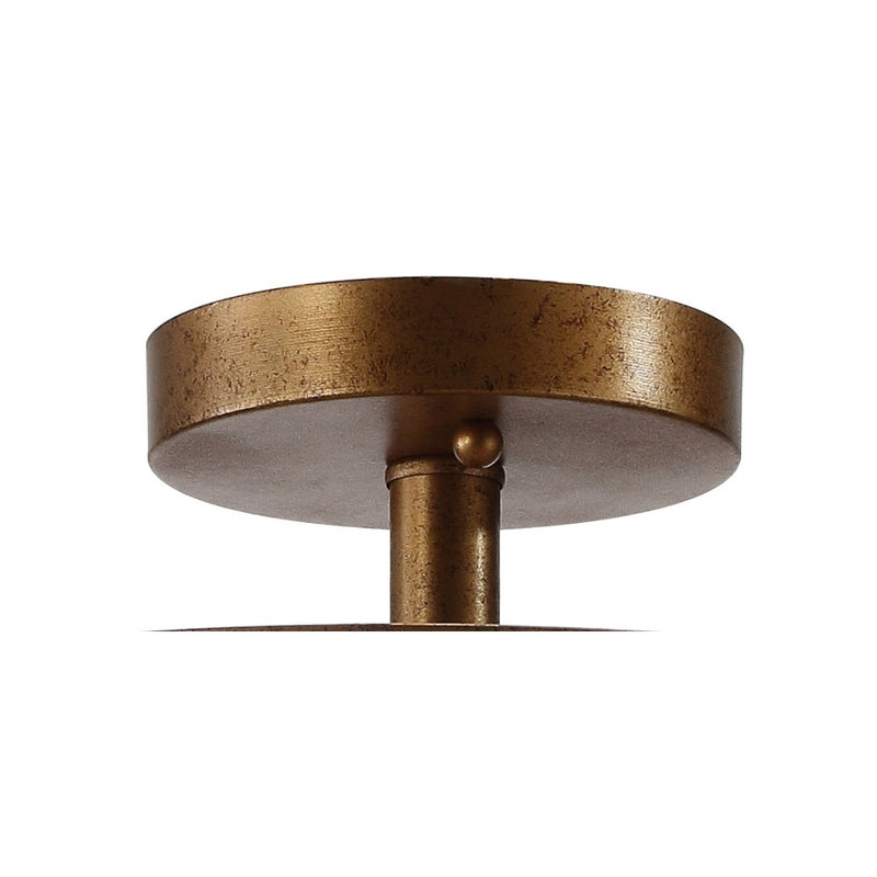 Georgian 15" Stone/Metal LED Flush Mount - JONATHAN Y
