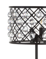 Gabrielle 22.5" Metal/Crystal LED Table Lamp - JONATHAN Y