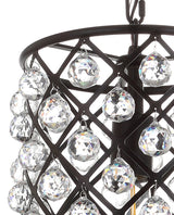 Gabrielle Crystal/Metal LED Pendant