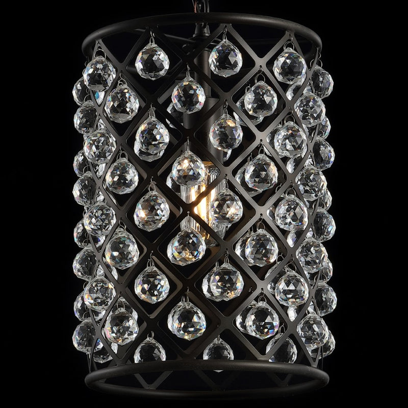 Gabrielle Crystal/Metal LED Pendant