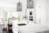 Gabrielle Crystal/Metal LED Pendant