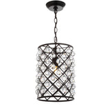 Gabrielle Crystal/Metal LED Pendant - JONATHAN Y