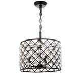 Gabrielle Crystal/Metal LED Pendant - JONATHAN Y