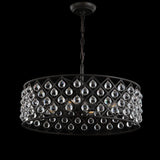 Gabrielle Crystal/Metal LED Pendant - JONATHAN Y