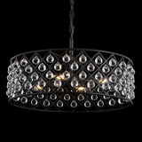 Gabrielle Crystal/Metal LED Pendant - JONATHAN Y