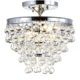 Toronto Metal/Crystal LED Flush Mount - JONATHAN Y