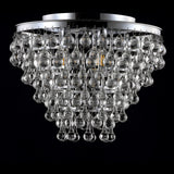 Toronto 16" Metal/Crystal LED Flush Mount - JONATHAN Y